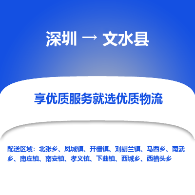 深圳到文水縣物流專線_深圳至文水縣貨運公司