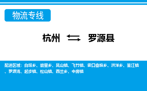 杭州到羅源縣物流專(zhuān)線(xiàn)-杭州至羅源縣貨運(yùn)公司
