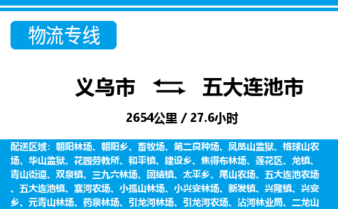 義烏市到五大連池市物流專(zhuān)線-義烏市至五大連池市貨運(yùn)公司