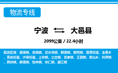 寧波到大邑縣物流專(zhuān)線-寧波至大邑縣貨運(yùn)公司