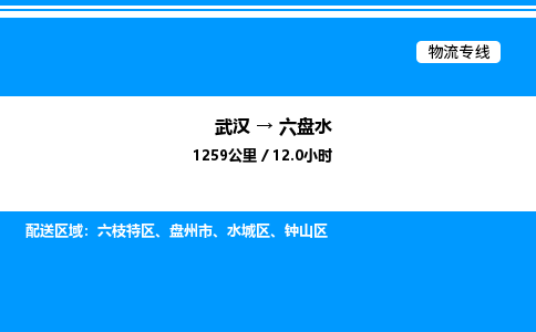 武漢到六盤水物流專線-武漢至六盤水貨運(yùn)公司