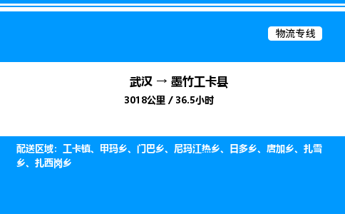 武漢到墨竹工卡縣物流專(zhuān)線-武漢至墨竹工卡縣貨運(yùn)公司